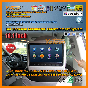 Car Backseat Multimedia Entertainment System