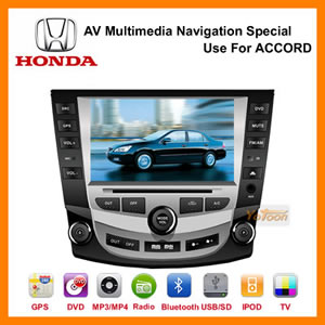 7 inch Exclusive DVD GPS for HONDA ACCORD