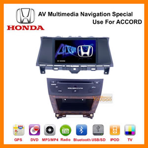 7 inch Exclusive DVD GPS for HONDA ACCORD