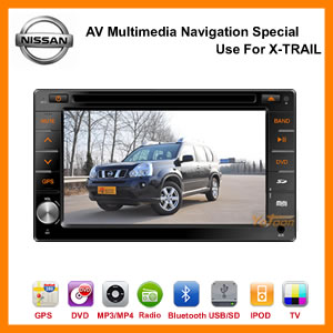 7 inch Exclusive DVD GPS for NISSAN X-TRAIL