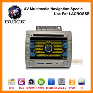 7 inch Exclusive DVD GPS for BUICK LACROSSE