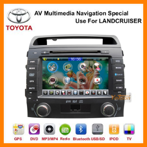 8 inch Exclusive DVD GPS for TOTYOTA lAND CRUISER