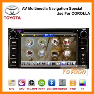 7 inch Exclusive DVD GPS for TOYOTA COROLLA