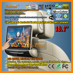 Car General Backseat Android Entertainment System