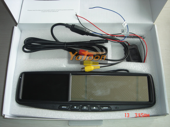 4.3 TFT Color LCD Screen Car Rear View Mirror Monitor